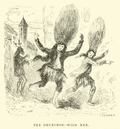 Chunchos, vilde mænd af Edouard Riou